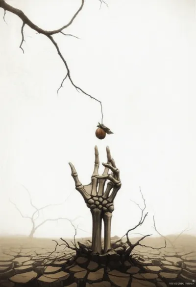 Illustration famishing - Image 1