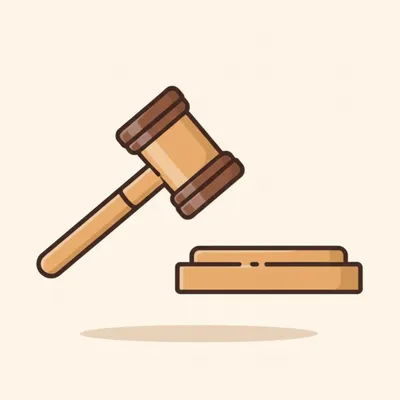 Illustration gavel - Image 1
