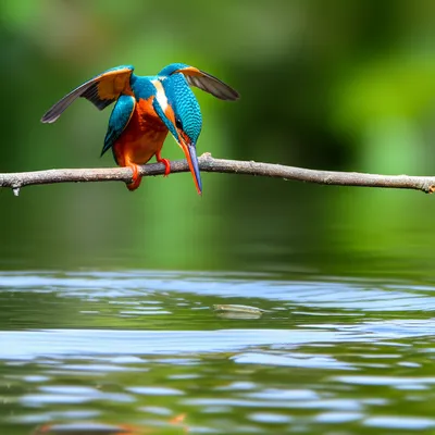 Illustration kingfishers