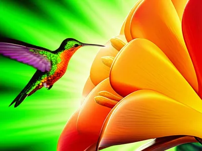 Illustration hummer - Image 1