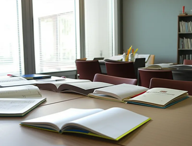 Ilustración visual de la palabra "classroom" - Aula, salón de clases