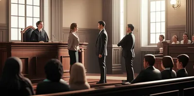 Illustration lawcourt