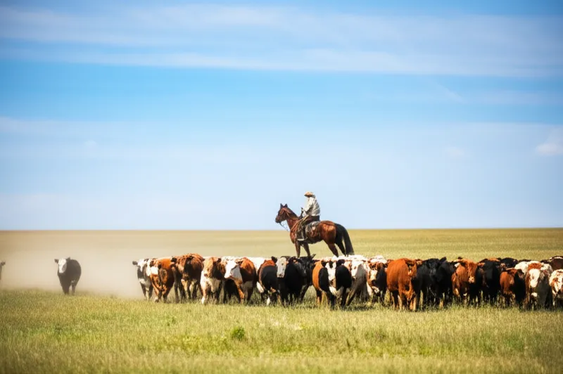 Ilustración visual de la palabra "cowboy" - Vaquero