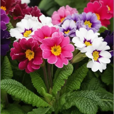 Illustration streptocarpus