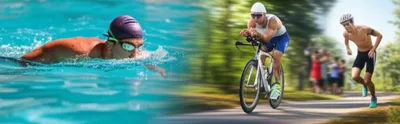 Illustration triathlons - Image 1