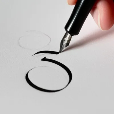 Illustration downstroke