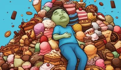 Illustration surfeit - Image 1