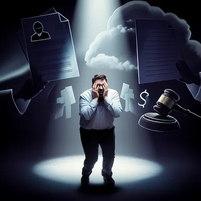 Illustration blackmailed