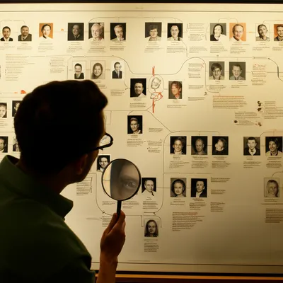 Illustration genealogist