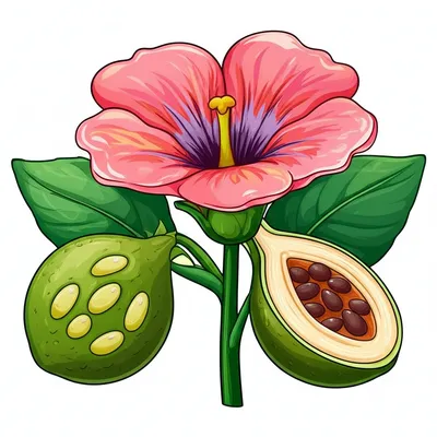 Illustration angiosperm