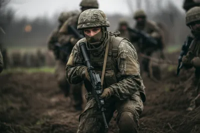 Illustration infantryman