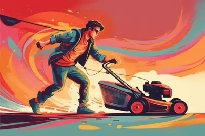 Illustration lawnmowers - Image 1