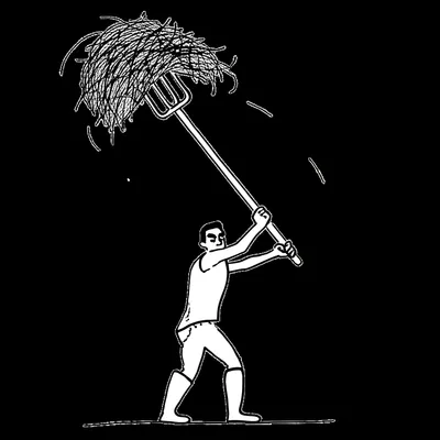 Illustration pitchfork - Image 1