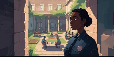 Illustration warden - Image 1