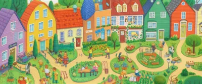 Illustration neighbourhoods - Image 1