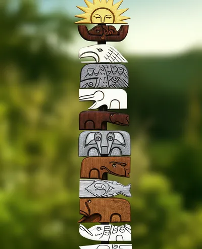 Illustration totems - Image 1