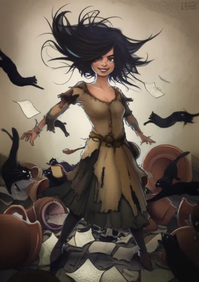 Illustration besom - Image 1