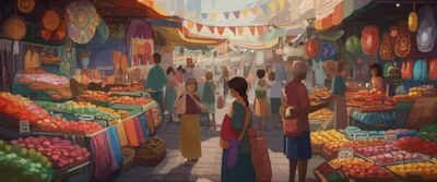 Illustration markets - Image 1