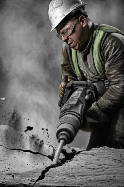 Illustration jackhammering - Image 1