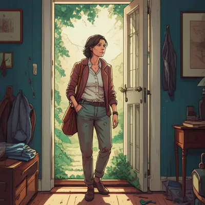 Illustration grass widows - Image 1