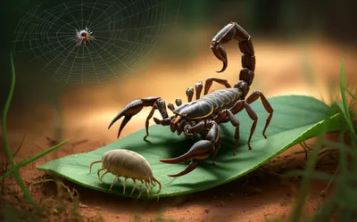 Illustration arachnids