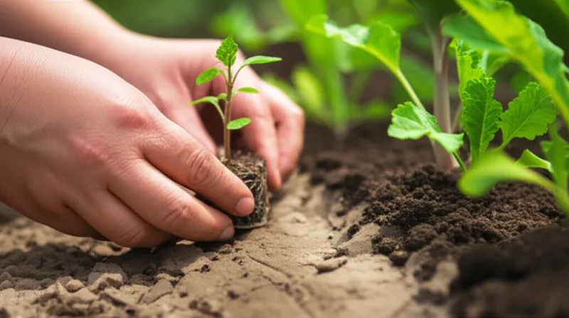 توضيح مرئي للكلمة "transplanted" - زرع في مكان آخر