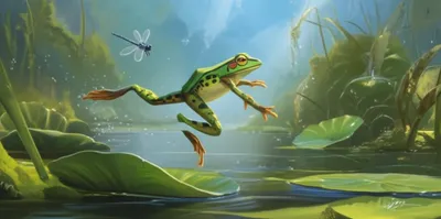 Illustration leaping - Image 1