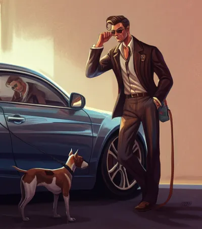 Illustration puppy - Image 1