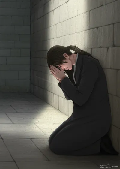 Illustration contrite