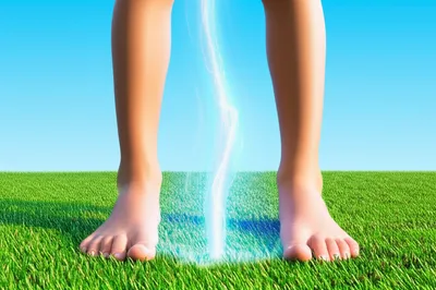 Illustration barefoot - Image 1