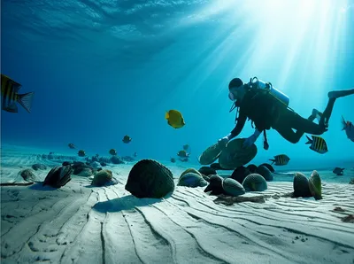 Illustration scallop - Image 1