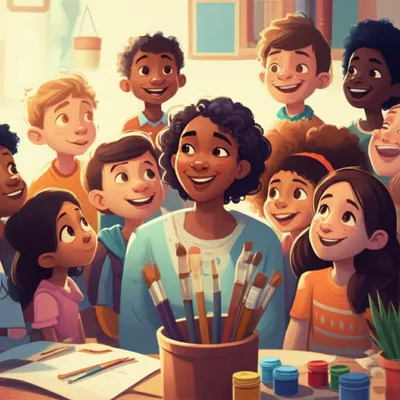 Illustration schoolers - Image 1