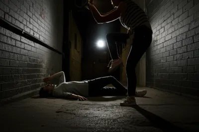 Illustration kicking - Image 1