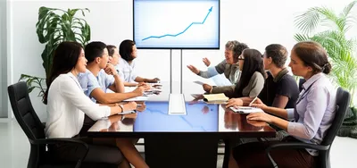 Illustration boardroom