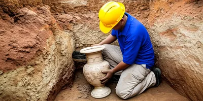 Illustration excavating - Image 1