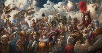 Illustration masquerade - Image 1