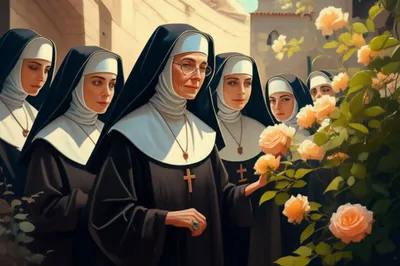 Illustration abbess - Image 1