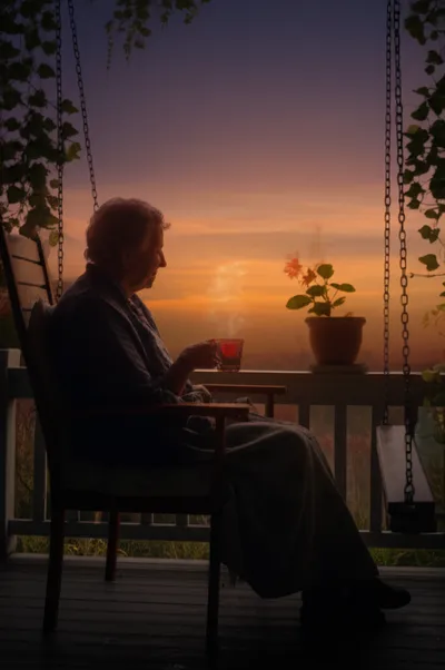 Illustration sunset - Image 1