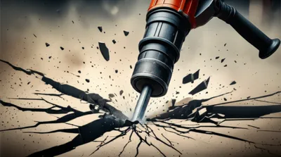 Illustration jackhammered - Image 1