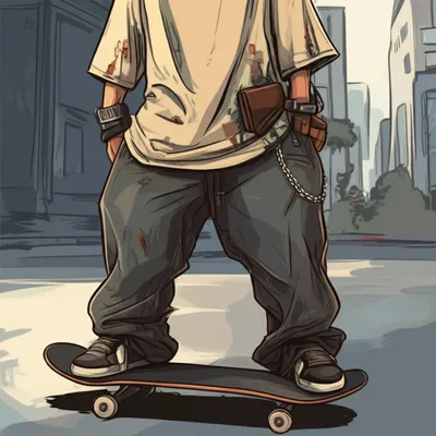 Illustration skater - Image 1