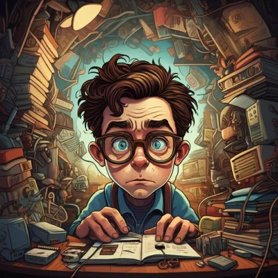 Illustration geek - Image 1