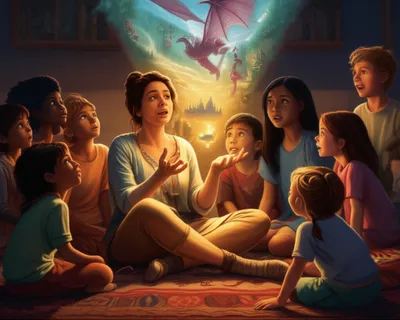 Illustration storyteller