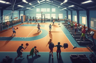 Illustration gymnasia