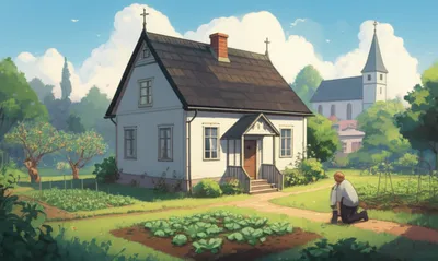 Illustration parsonage - Image 1