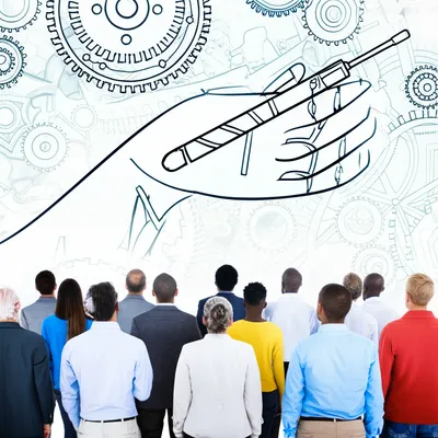 Illustration obeying - Image 1