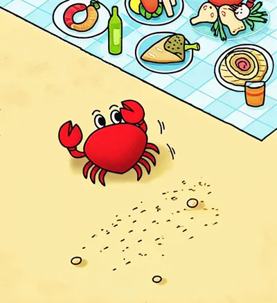 Illustration crawfished