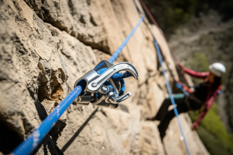 Illustration visuelle du mot « descendeur » - Descendeur