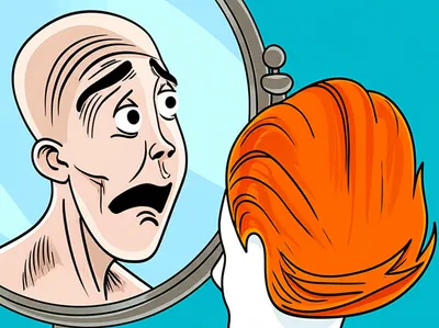 Illustration hairpiece