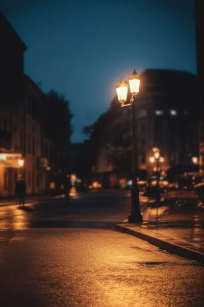 Illustration lamppost