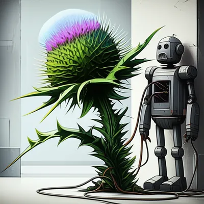 Illustration thistle - Image 1